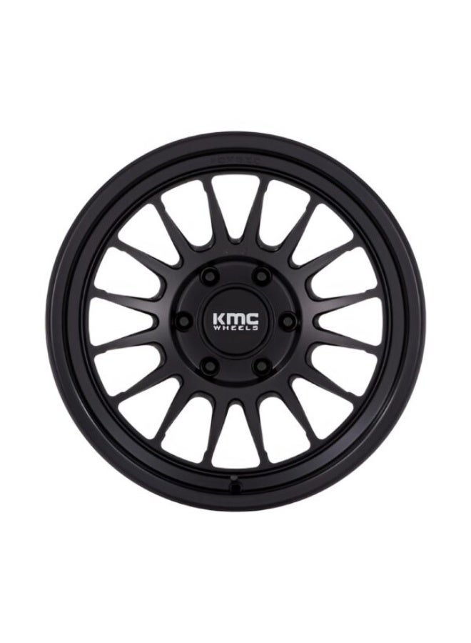 KMC KM447 IMPACT FORGED MONOBLOCK 17X8.5 6X135 ET0 CB87.1 SATIN BLACK - Image 2